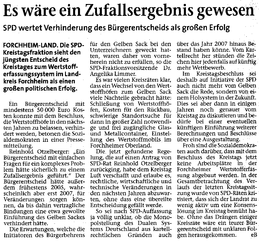 Artikel im FT vom 12.02.2003