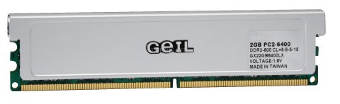 Speicher: GeIL DIMM 2GB DDR2-800, GX22GB6400LX